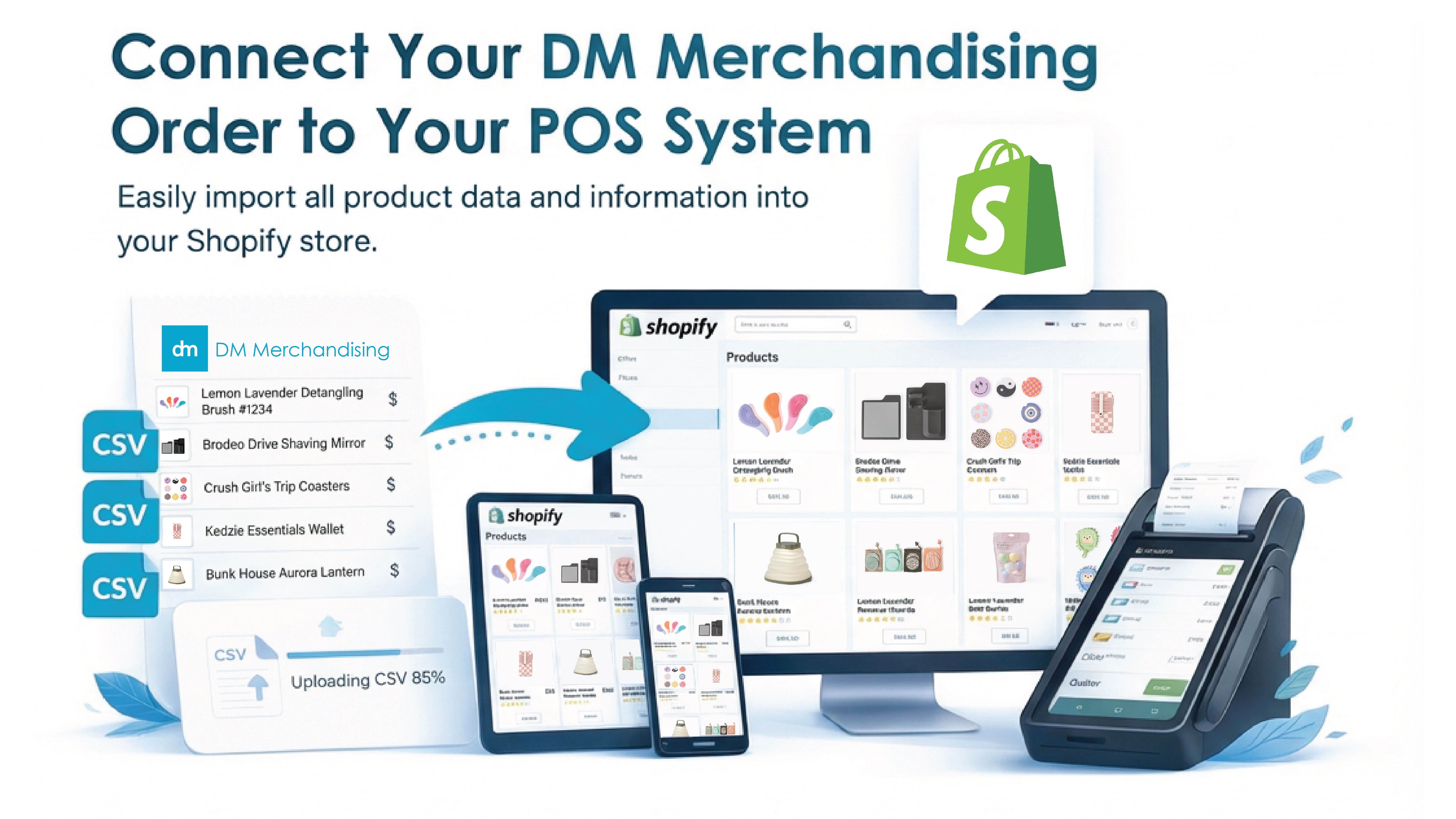 Import DM Merchandising Products into Shopify